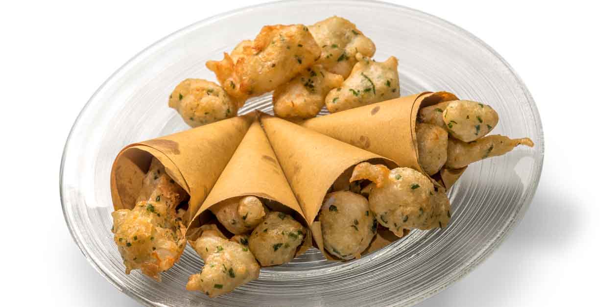 Cuoppo zeppole e panzarotti