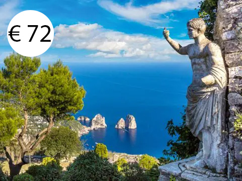 Pacchetto nave + pranzo per Capri